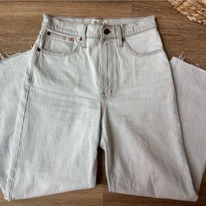 Madewell perfect vintage wide leg crop jean